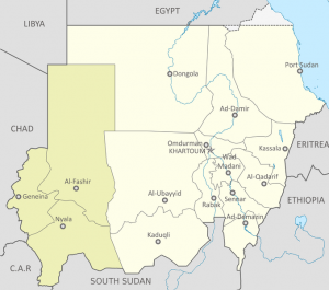 La regione del Darfur - Image courtesy of Wikipedia