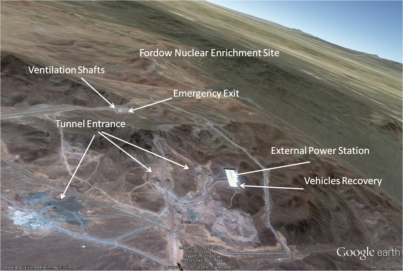 Riaprono le gallerie del sito nucleare di Fordow (Iran)