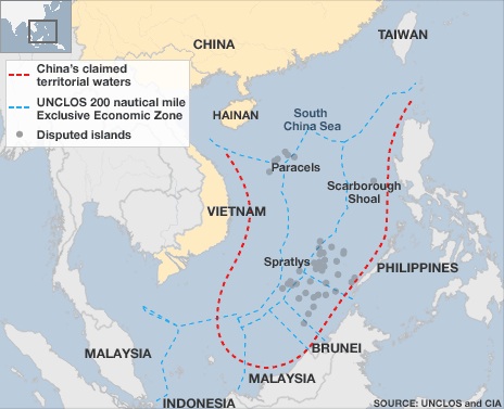La Cina istituisce una zona di controllo marittimo