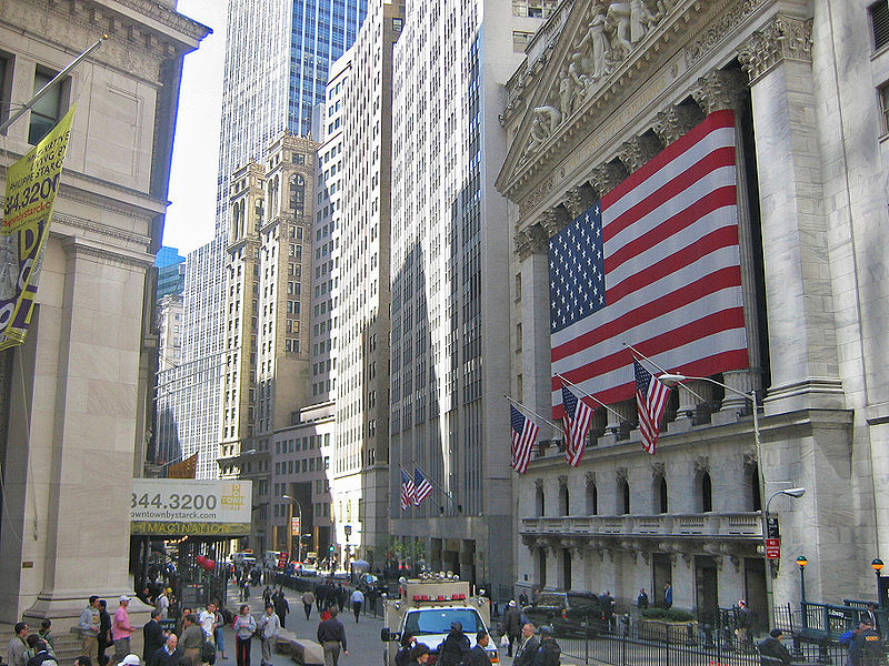 New York Stock Exchange - Image courtesy of Wikipedia, This file is licensed under the Creative Commons Attribution-Share Alike 3.0 Unported license
