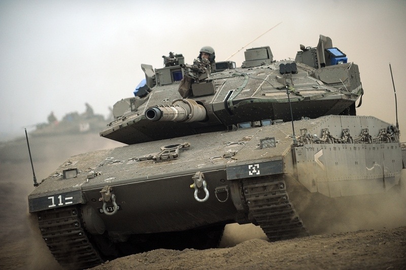 Merkava nel Golan