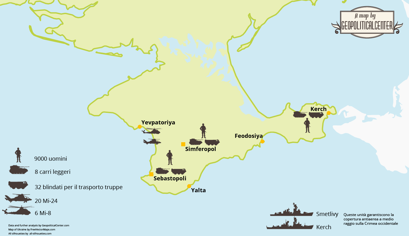 Situazione militare russa in Crimea
