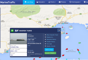 Maersk Tigris Iran