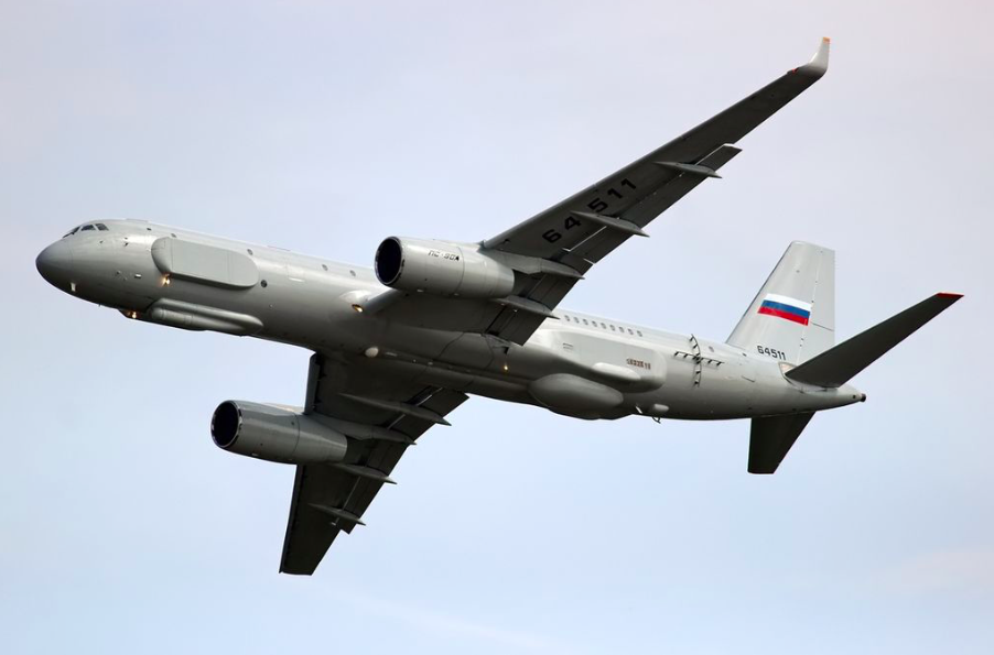 Tu-214R SIGINT atterrato in Siria